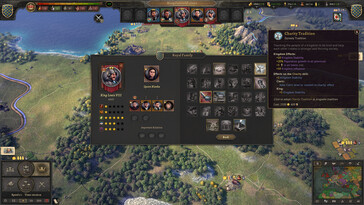 Das Interface in Knights of Honor II: Sovereign.