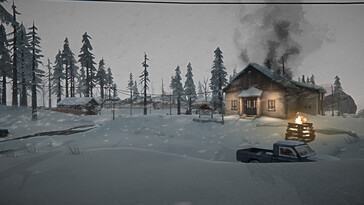 Ein Haus in The Long Dark.