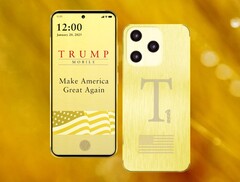 Das Trump T1 Phone soll jetzt Ende Januar ausgeliefert werden. (Bildquelle: Trump Mobile, bearbeitet)