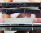 Vergleichsbild zwischen Samsung Galaxy Z Fold4 und Xiaomi Mix Fold 2. Das dünnere und spaltenlose Xiaomi-Scharnier hat allerdings auch Nachteile. (Bild via Ice Universe)