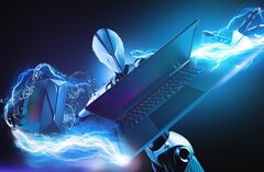 Das Medion Erazer Cooling Kit erweitert das Beast X40 Gaming-Notebook um eine externe Wasserkühlung. (Bild: Medion)