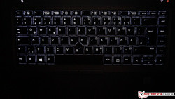 beleuchtete Tastatur