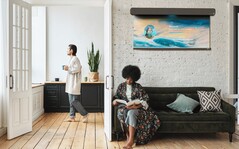 LG RE'ST kombiniert eine ausrollbare Leinwand mit einem Projektor und einer Soundbar. (Bild: Behance)