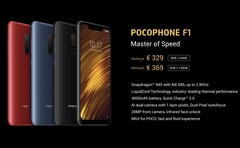 Ab 329 Euro kostet das Pocophone F1 in einigen europäischen Ländern.