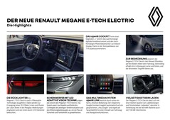 Renault Megane E-Tech Electric Highlights (Quelle: Renault)