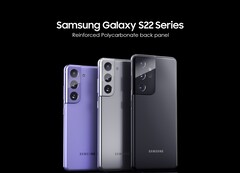 Aktuelle Gerüchte zur Galaxy S22-Serie: Samsung diskutiert offenbar auch eine Ausweitung der Plastik-Offensive auf das Galaxy S22+ (Bild: LetsGoDigital, modifiziert)