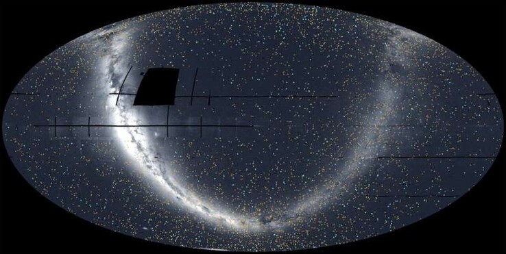 TESS-Bild zeigt das Universum und Exoplaneten