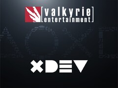 Logos von Valkyrie Entertainment und XDev PlayStation Studios