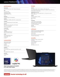 Technische Daten Lenovo ThinkPad X13 G7 Intel.