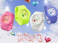 Von links nach rechts sind die BGA-10-4A, BGA-10-3A, BGA-10-7A und BGA-10-6A abgebildet. (Bildquelle: Casio)