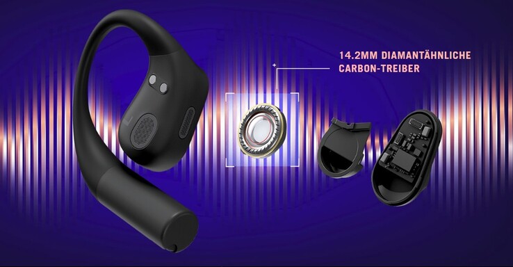 Verbaut sind recht große Treiber