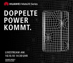 Livestream zur Vorstellung: Huawei Mate 20, Mate 20 Pro, Porsche-Modell und Mate 20X am 16. Oktober.