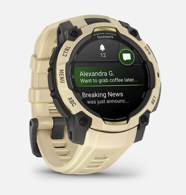 Garmin Fenix 3 AMOLED (45 mm) in Grau / Citrine