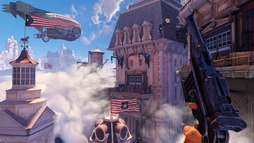 Im Bild: Ein Gameplay-Screenshot aus BioShock Infinite.
