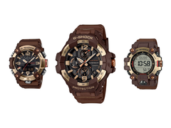 Die abgebildeten Modelle: Casio Mudmaster GG-B100XMH-5A, Mudman GW-9500MH-5 und Gravitymaster GR-B300H-5A
