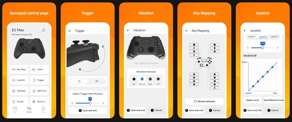 Mit der GuliKit App können Nutzer ihre Controller direkt über das Smartphone anpassen.