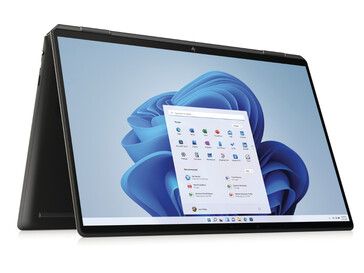 Das Display des Spectre x360 16 lässt sich nach hinten umklappen (Bild: HP)