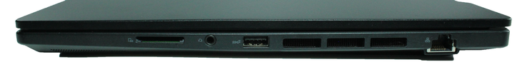 Rechte Seite: SD-Kartenleser, 3,5-mm-Audio, USB-A 3.2 Gen.2, Gigabit-LAN