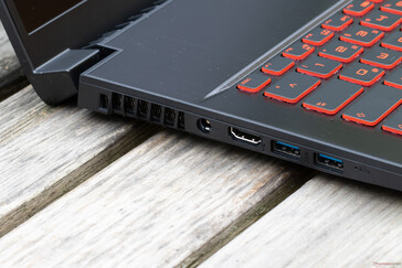 Links: Stromanschluss, HDMI, 2x Type-A USB 3.1 Gen1