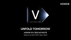 Es wird ernst für Samsung und das Galaxy Z Fold5: Honor kündigt für die IFA 2023 in Berlin den globalen Launch des Mate V2 an. (Bild: Honor)