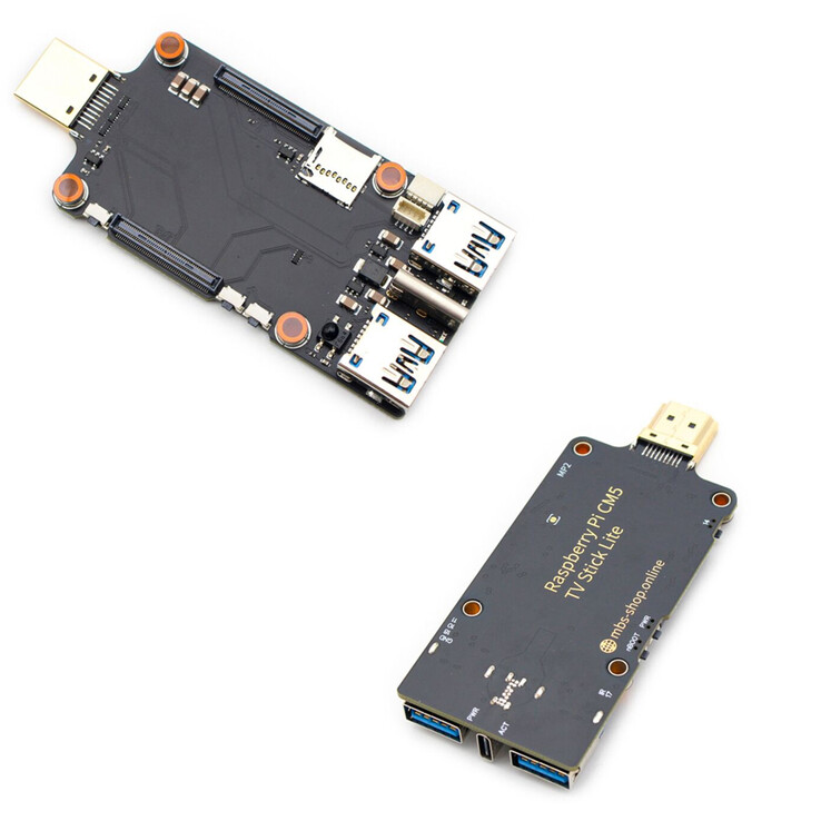 Die Oberseite des Carrier-Boards