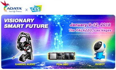 Adata kündigt neuen Storage, Speicher und viel Zubehör auf der CES 2018 an