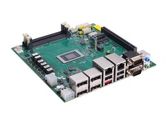 Das Axiomtek GMB150 Mini ITX motherboard kann mit bis zu 96GB DDR5 RAM bestückt werden