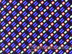 Scharfe RGB-Subpixel