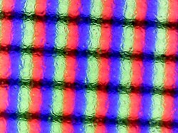 RGB Subpixel und matte Beschichtung
