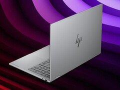 Das neue OmniBook X Flip 16 von HP in einer der drei Launch-Farben.