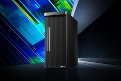 Die Asus ProArt Station PD5 bietet zwei Mini-LED-Balken an der Front, die Auskunft über CPU- und GPU-Last geben können. (Bild: Asus)