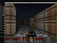 Ein Prototyp von DOOM, der auf einem NEO Geo AES läuft