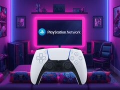 DualSense PS5-Controller beim Login im PSN