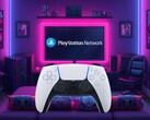 DualSense PS5-Controller beim Login im PSN