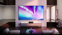 Die neuen Hisense Laser TVs L9H starten mit 100 und 120 Zoll in Europa. (Bild: Hisense)