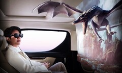 Mit den Movie Glasses bietet Honor eine Videobrille an, die es komfortabler machen soll, unterwegs Filme zu schauen. (Bild: Honor)