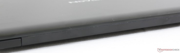 Hinten: keine Anschlüsse