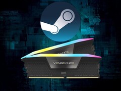 Banner zur Steam-Umfrage vom März 2026 mit 16GB DDR5-RAM