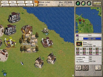 Optisch erinnert Seven Kingdoms an RTS-Klassiker wie Stronghold. (Im Bild: Ein Screenshot aus Seven Kingdoms: Ancient Adversaries.)