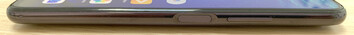 Rechts: Standby-Button mit Fingerabdrucksensor, Lautstärkewippe