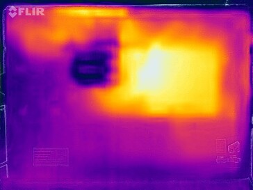 Oberflächentemperaturen Stresstest (Unterseite)