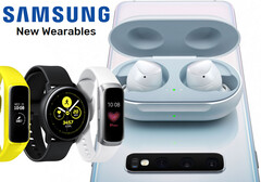Wearables: Samsung Galaxy Watch Active, Galaxy Fit/Galaxy Fit e und Galaxy Buds.