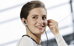 Der Jabra Evolve 75e Bluetooth-Nackenbügel-In-Ear-Headset mit ANC ist jetzt erhältlich.