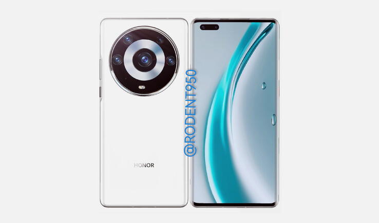 Dieses Konzeptbild zeigt, wie das Honor Magic3 aussehen könnte. (Bild: @RODENT950, Twitter)