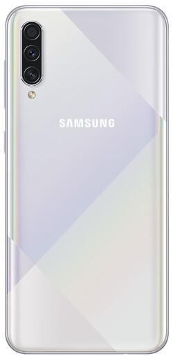 Das Galaxy A50s in weiß von hinten