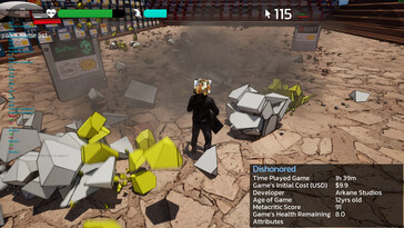 Im Bild: Ein Gameplay-Screenshot aus Game Quest: The Backlog Battler.