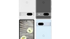 Ein Pixel 7a, drei Farben: Offizielle Pressebilder vom nahenden Google-Midranger leaken am Ostersonntag. (Bild: MySmartPrice, editiert)