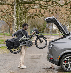Das HSD-Lasten-E-Bike der 2. Generation zeichnet sich durch ein kompaktes Design aus
