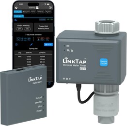 Der LinkTap G2S gilt als Vorreiter für lokale Einbindung und algorithmusgesteuerte Bewässerung, ist aber nicht gerade billig.