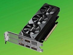 Die GeForce RTX 5060 ist auch im sehr kompakten Format erhältlich. (Bildquelle: Gigabyte, bearbeitet)